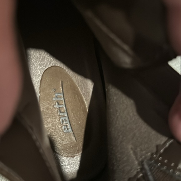 Earth Bark Soft Leather Ankle Boots - Picture 8 of 9